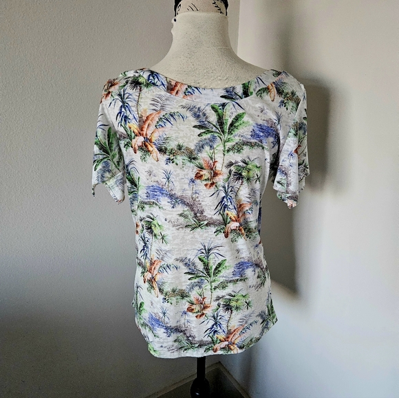 ๐ Beach wear top exotic print size small - Picture 4 of 5